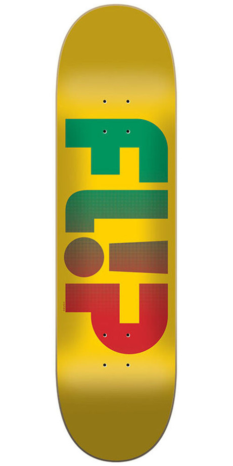 Flip Team Odyssey Faded Team Skateboard Deck - Yellow - 8.00in x 31.50in