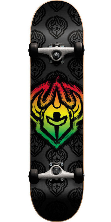 Darkstar Brush FP Complete Skateboard - 7.6 - Rasta