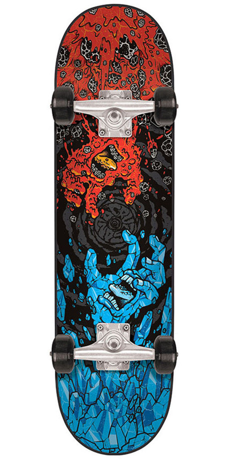 Santa Cruz Fire and Ice Sk8 Complete Skateboard - Multi - 7.8in x 31.7in