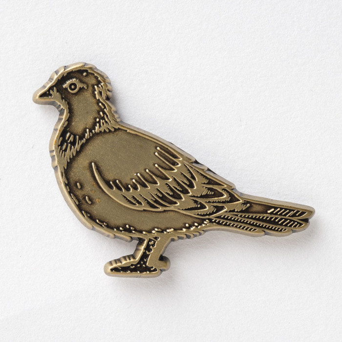 Anti-Hero Pigeon Lapel Pin - Copper