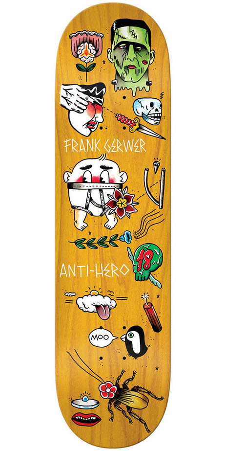 Anti-Hero Gerwer A Grape Dope Skateboard Deck - Assorted - 8.4in x 32in