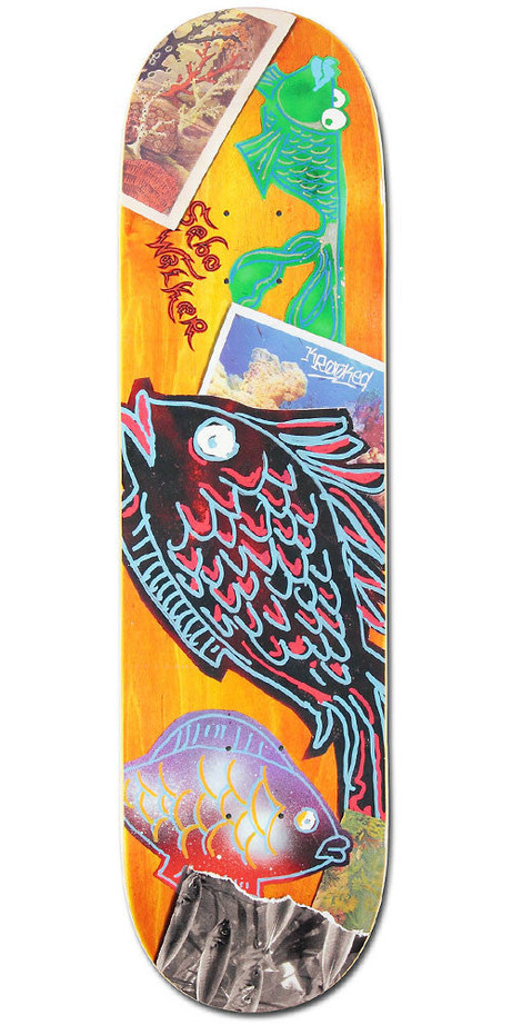 Krooked Sebo Tore Up Skateboard Deck - Multi - 8.25in x 32in