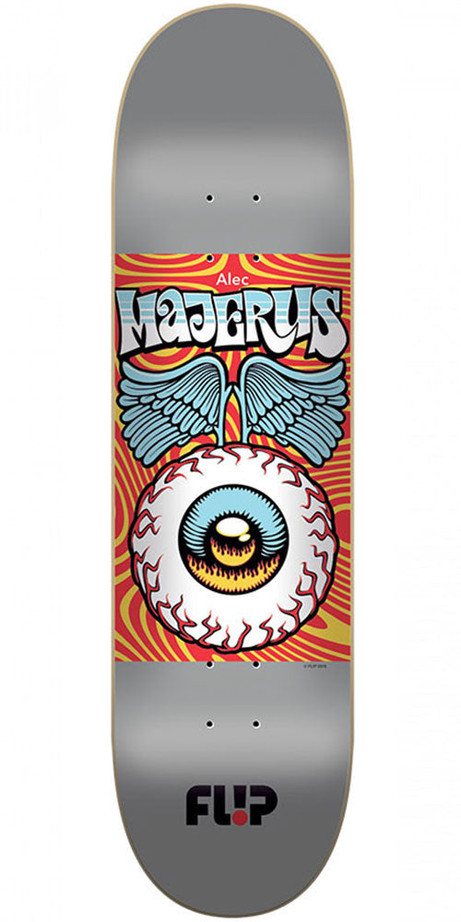 Flip Majerus Ashbury Skateboard Deck - Grey - 8.25in x 32.31in