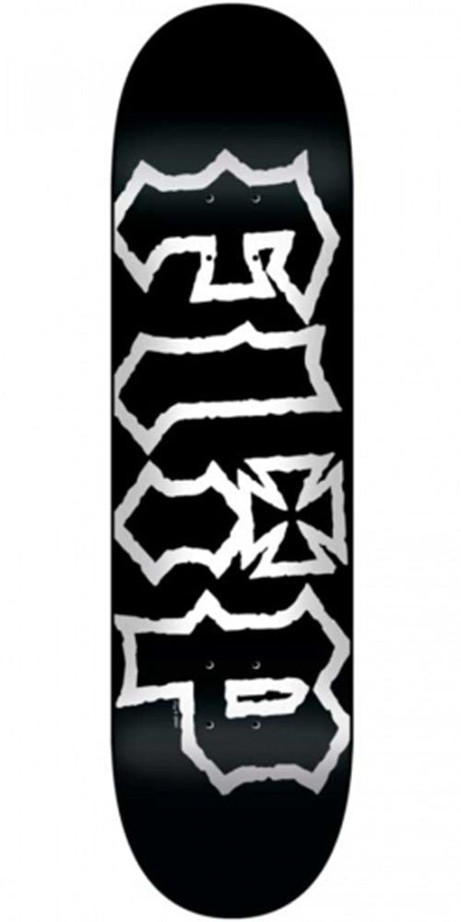 Flip HKD Decay Hard Rock Maple Skateboard Deck - Black - 8.25in x 32.31in