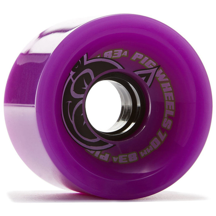 Pig Head Voyager Skateboard Wheels - Purple - 70mm 83a (Set of 4)