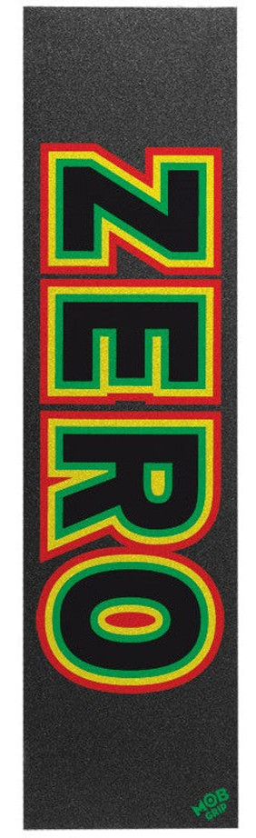 Zero Rasta Bold Mob Skateboard Griptape - Black (1 Sheet)