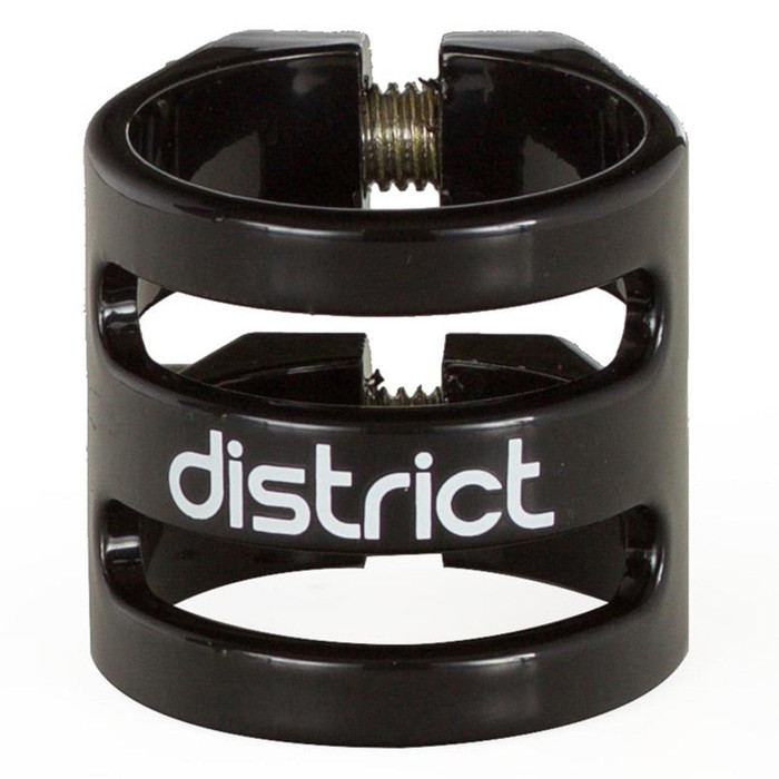 District S Light Double Scooter Clamp - Black