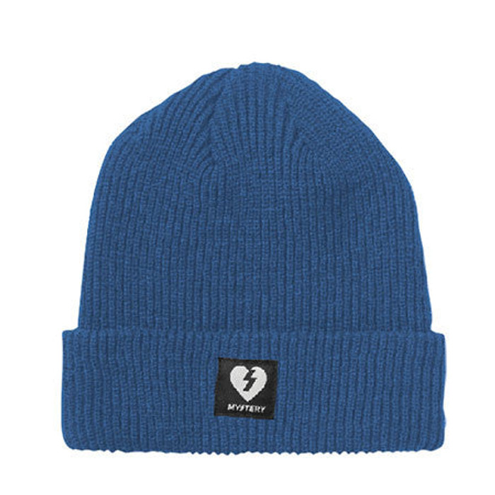 Mystery Heart Patch Beanie - Blue