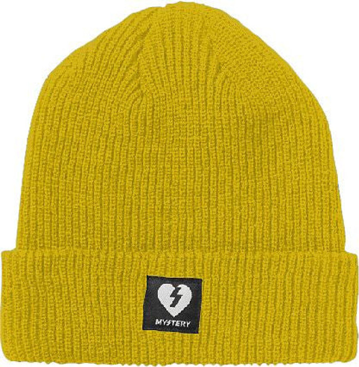 Mystery Heart Patch Beanie - Yellow