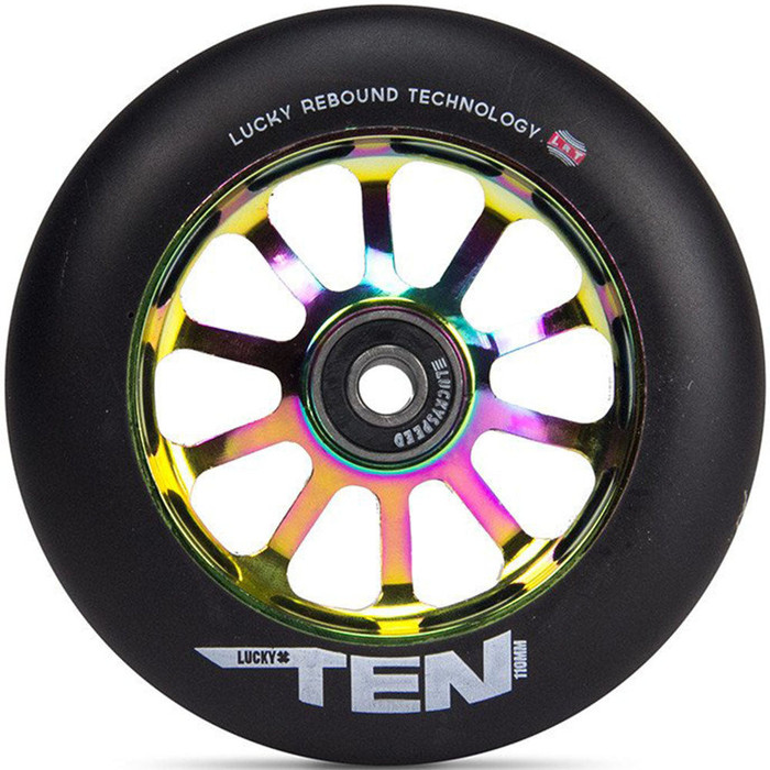 Ten Pro 2017 Scooter Wheel - 86a 110mm - Neo Chrome/Black