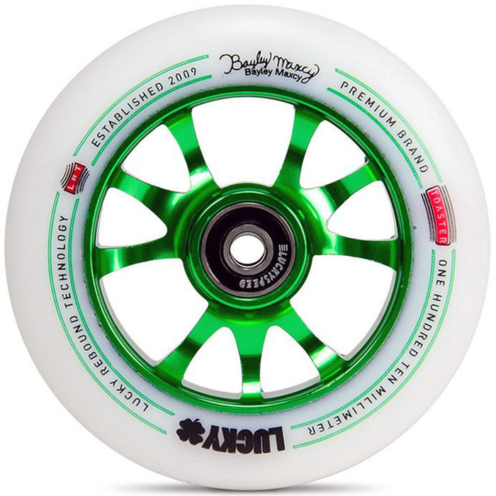 Toaster Pro 2017 Bayle Maxcy Signature Scooter Wheel -  110mm - White/Green