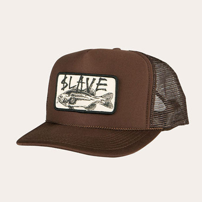 Slave Bass Destruction Mesh Trucker Hat - Brown