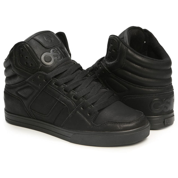 Osiris Clone Men's Skateboard Shoes - Black/Metal