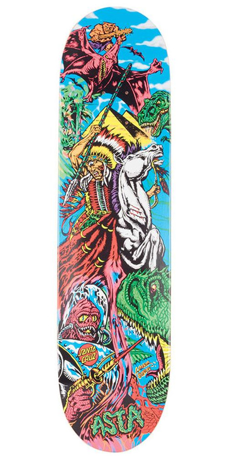 Santa Cruz Asta True Story Skateboard Deck - Multi - 8.0in x 31.7in