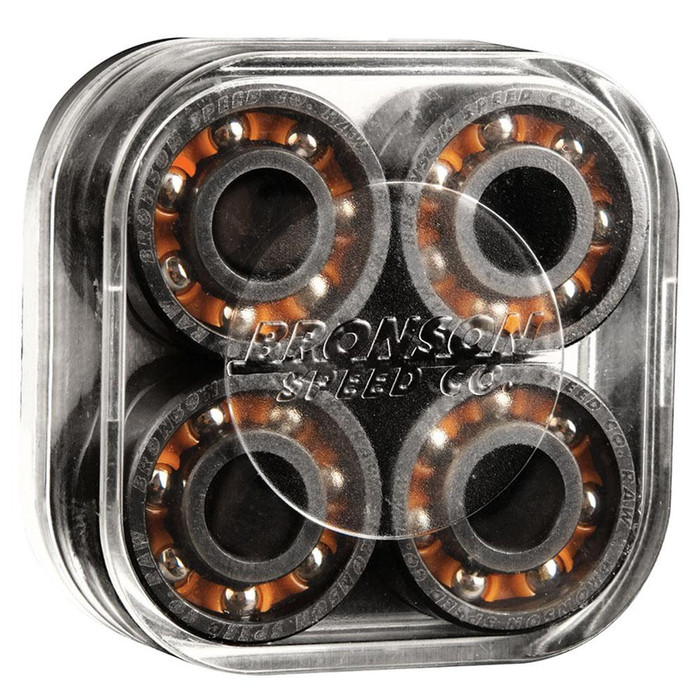 Bronson Speed Co. RAW Skateboard Bearings (8 PC)