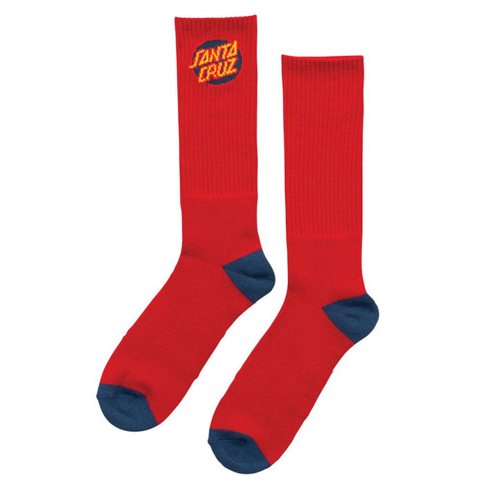 Santa Cruz Crew Men's Socks - Red (2 Pairs)