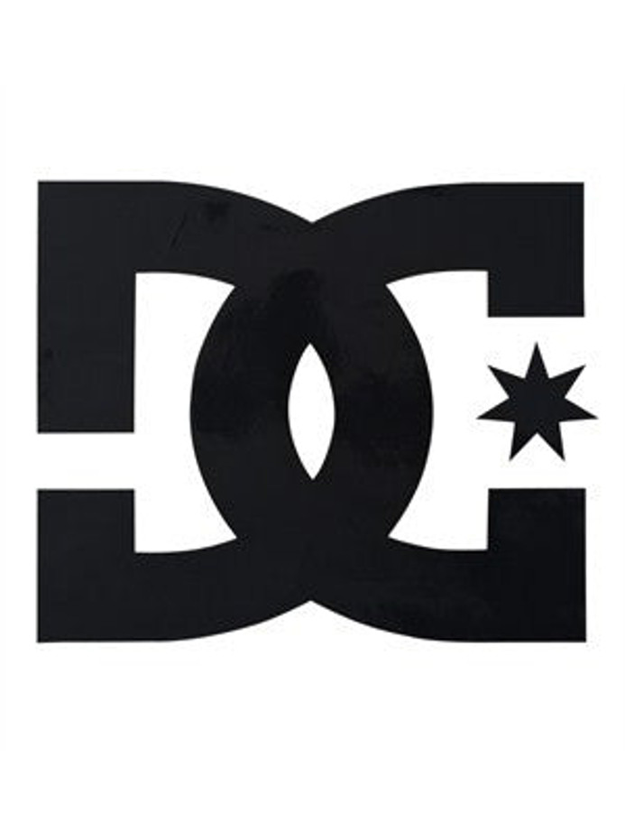 DC Star Vinyl Sticker - 2in - Black