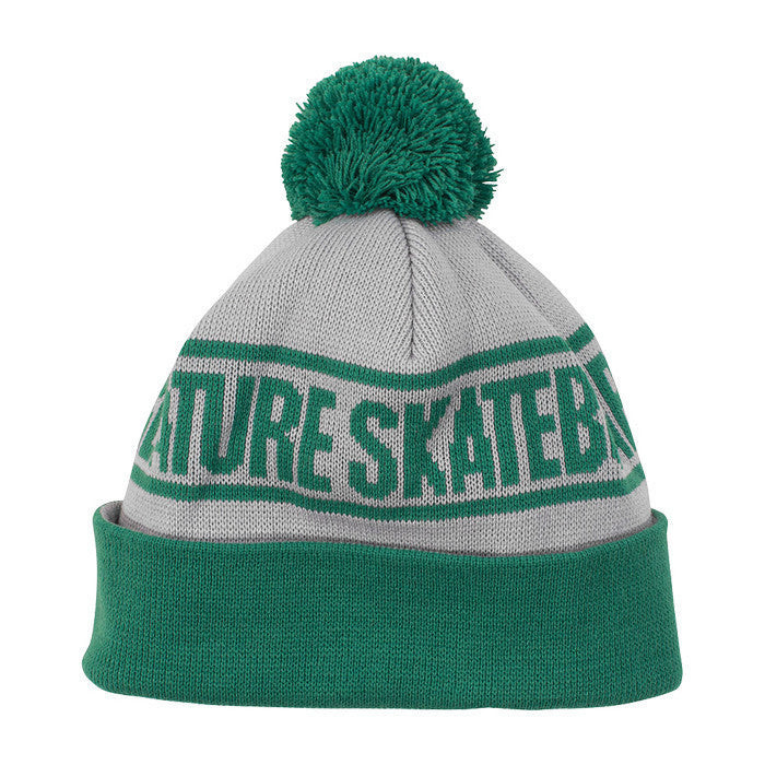 Creature Fu Long Shoreman Men's Beanie - OS - Grey/Green