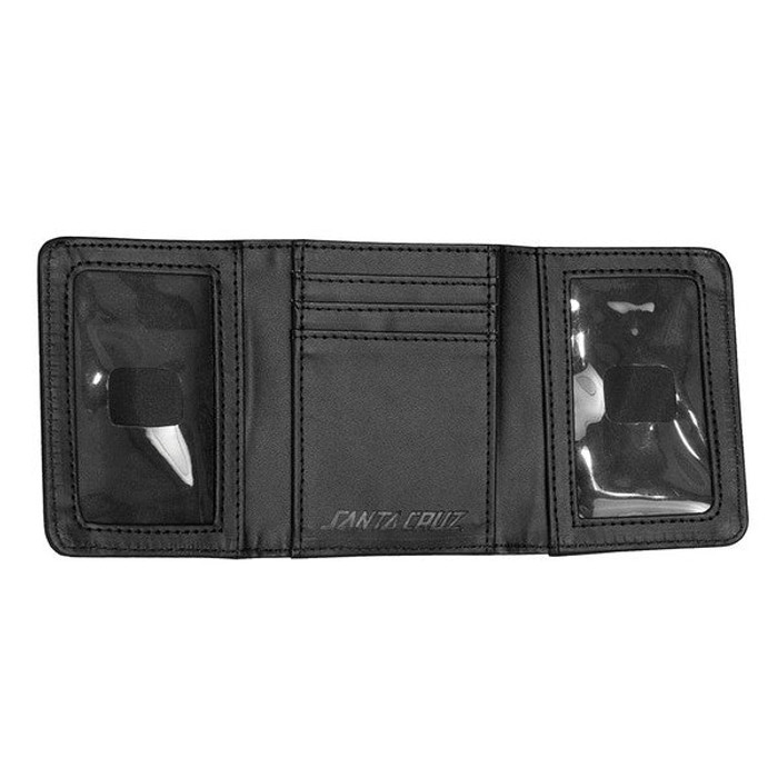 Santa Cruz Slasher Tri-Fold Wallet - Black