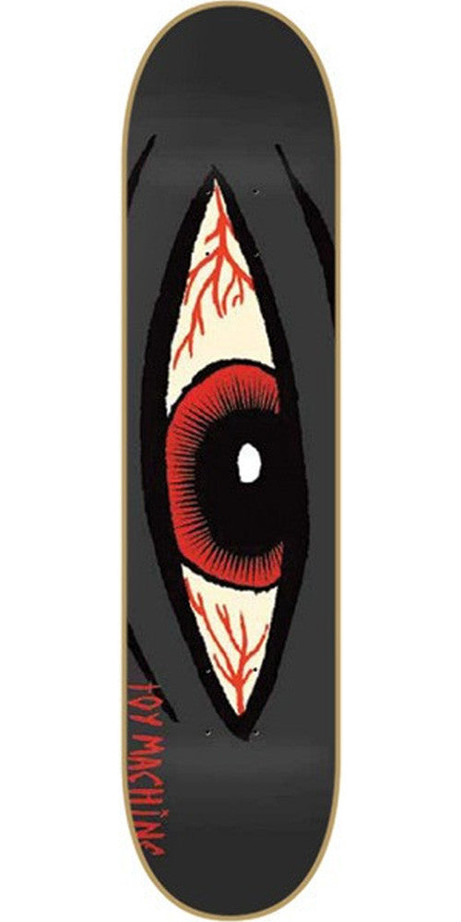 Toy Machine Bloodshot Sect Eye Skateboard Deck 8.125 - Charcoal