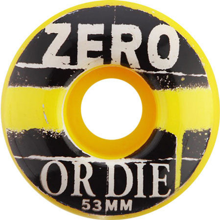 Zero Vandal Skateboard Wheels 53mm - Yellow (Set of 4)