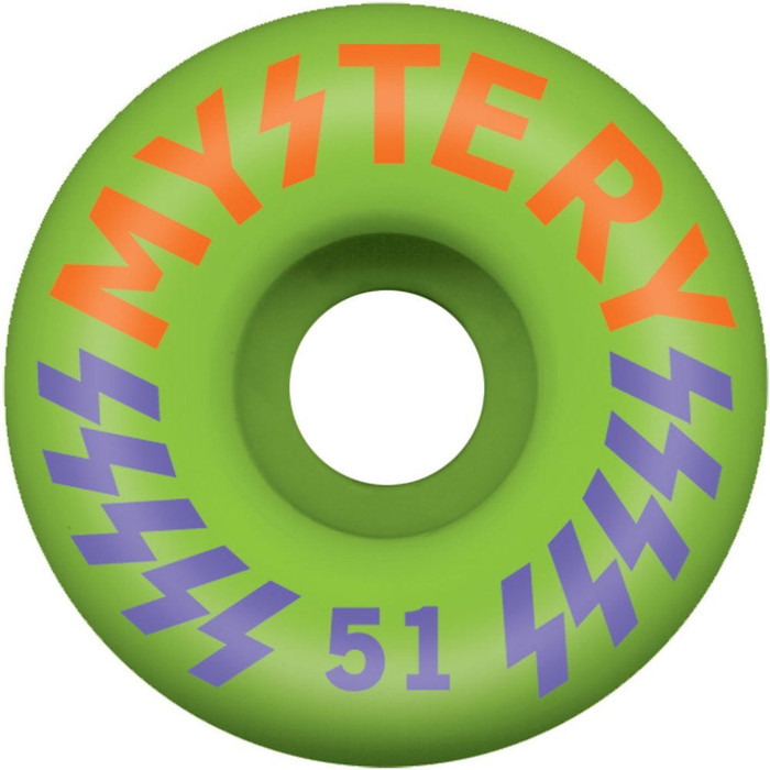 Mystery Victory Skateboard Wheel 51mm - Green (Set of 4)