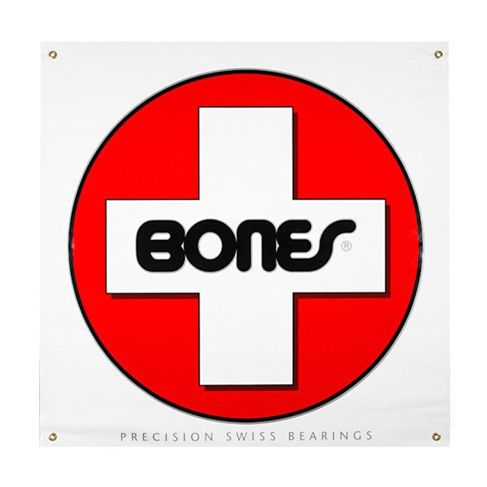 Bones Bearings Swiss Circle Banner - 36in x 36in