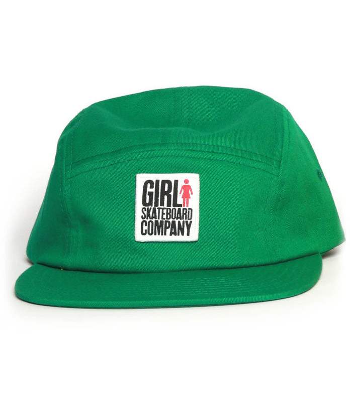 Girl Big Girl Camper Strapback Men's Hat - Green