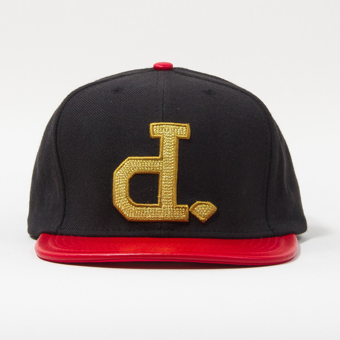 Diamond Ben Baller Un-Polo Men's Snapback Hat - Black/Red/Gold