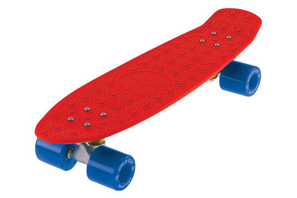 Gold Cup Banana Board Cruzer Complete Skateboard - 6 x 23.25 - Red