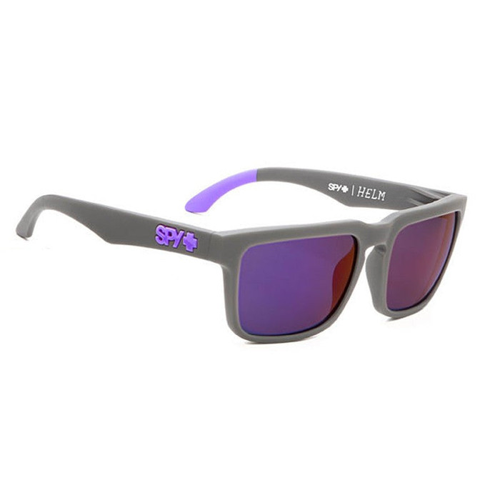 Spy Helm Sunglasses - Primer Grey Frame - Purple Lens