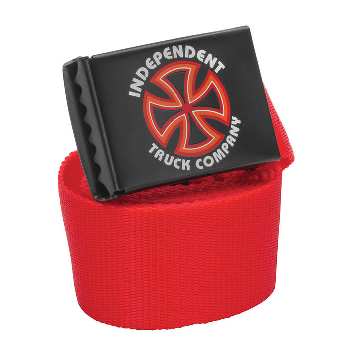 Independent Cross OS Unisex Web Belt - Red