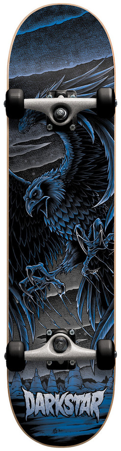 Darkstar Flight FP Complete Skateboard - 7.6 - Blue