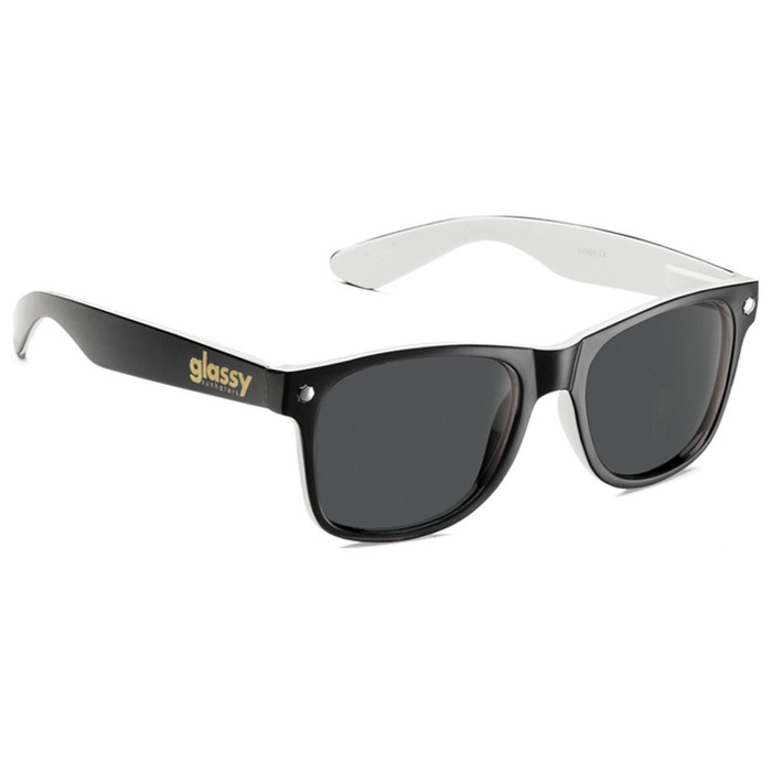 Glassy Leonard Halfy Sunglasses - Black/White