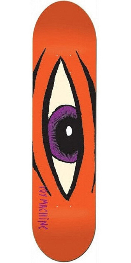 Toy Machine Sect Eye Skateboard Deck - Orange - 8.0