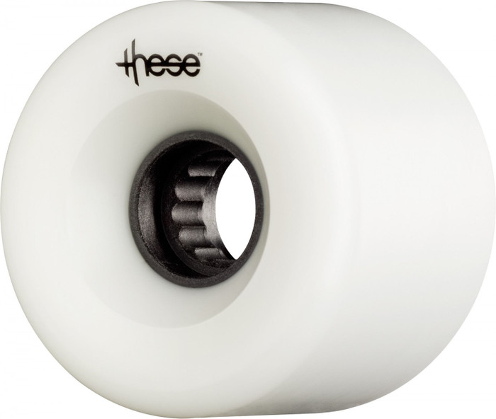 These ATF Centerset 327 Skateboard Wheels 66mm 82a - White (Set of 4)