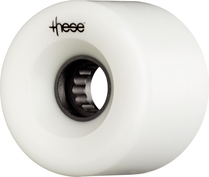 These ATF Centerset 327 Skateboard Wheels 69mm 80a - Opaque White (Set of 4)