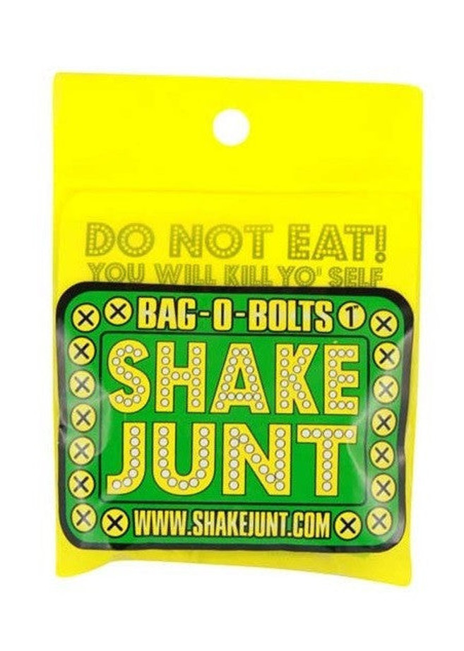 Shake Junt Bag O' Bolts Allen Skateboard Mounting Hardware - 1" - Green/Yellow