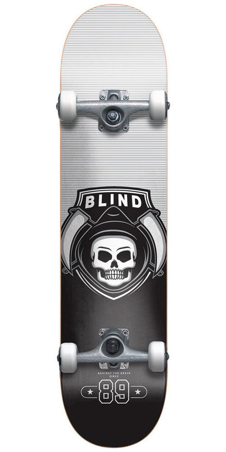 Blind Reaper Raider Complete Skateboard - 8 - Black/Silver
