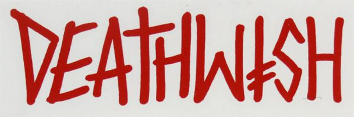 Deathwish Deathspray Die Cut Stickers - 6.5in - Red