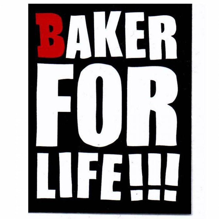 Baker Baker For Life Stickers