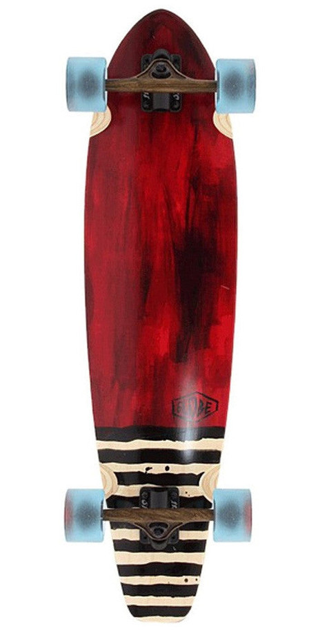 Globe Arcadia Cruiser Complete Skateboard - 35.875 - Red