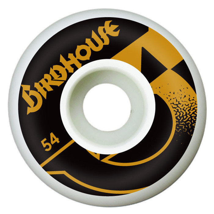 Birdhouse B Side Skateboard Wheels 54mm - White (Set of 4)