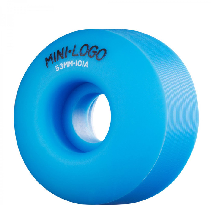 Mini Logo C-Cut Wheel - 53mm 101a - Blue - Skateboard Wheels (Set of 4)