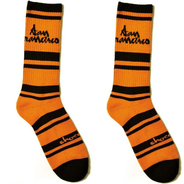 Chocolate Cities - Orange - Men's Socks (1 Pair)