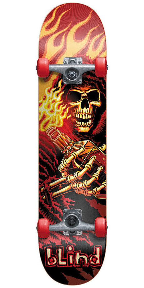 Blind Molotov - Red/Yellow - 8.25in - Complete Skateboard