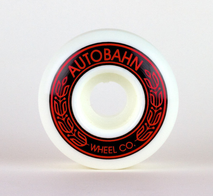 Autobahn AB-S Skateboard Wheels 53mm 99a - White (Set of 4)
