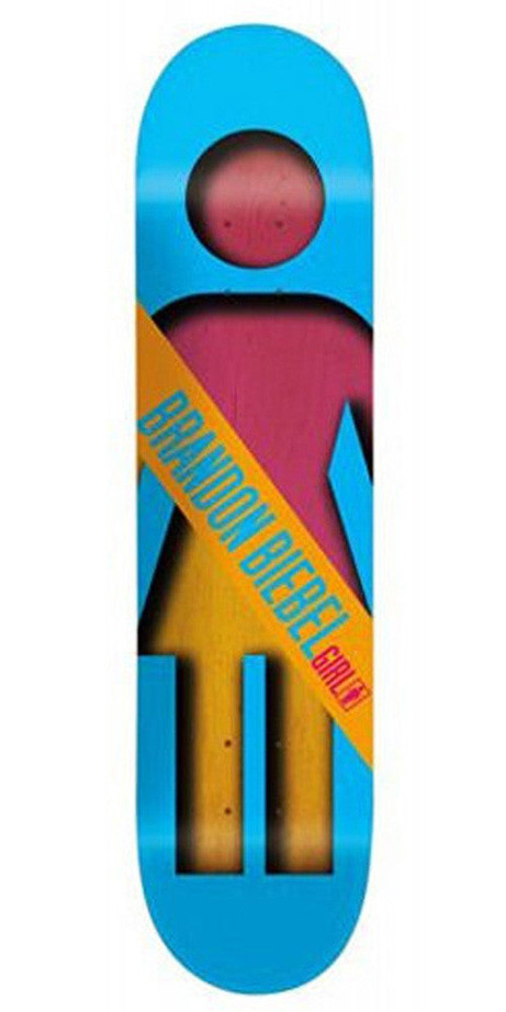 Girl Biebel Half & Half Skateboard Deck - 7.87 Inch - Assorted