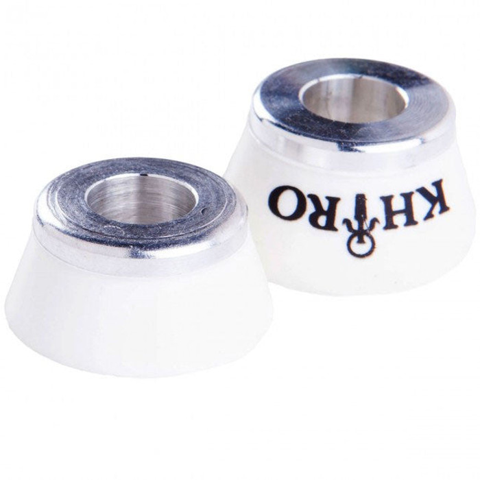 Khiro Insert Bushings X-Soft - 73a - White - Skateboard Bushings (2 PC)