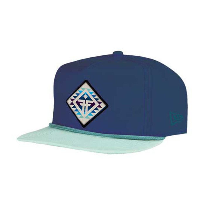 Fallen Yuma NE Snapback - Midnight/Afterburn Blue - Men's Hat